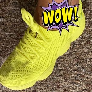 Bright Neon Green Sneakers